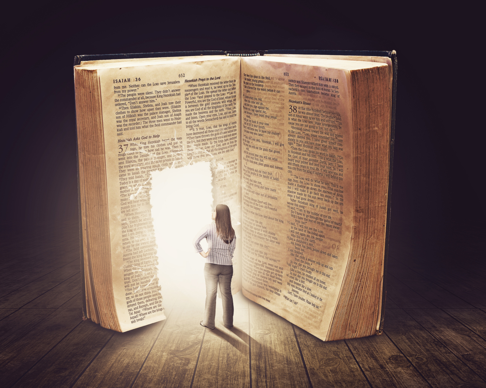 Das Bible Is A Door To Lightness Wallpaper 1600x1280