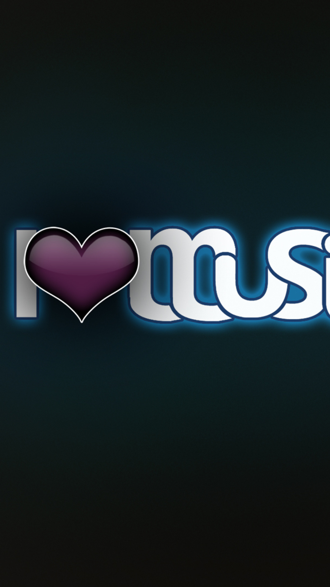 Sfondi I Love Music 1080x1920
