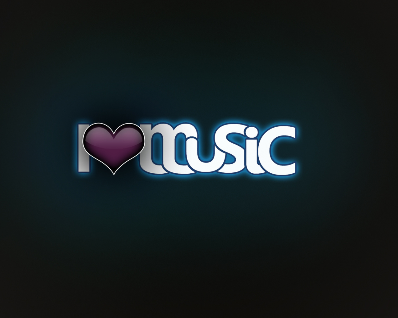 I Love Music wallpaper 1280x1024