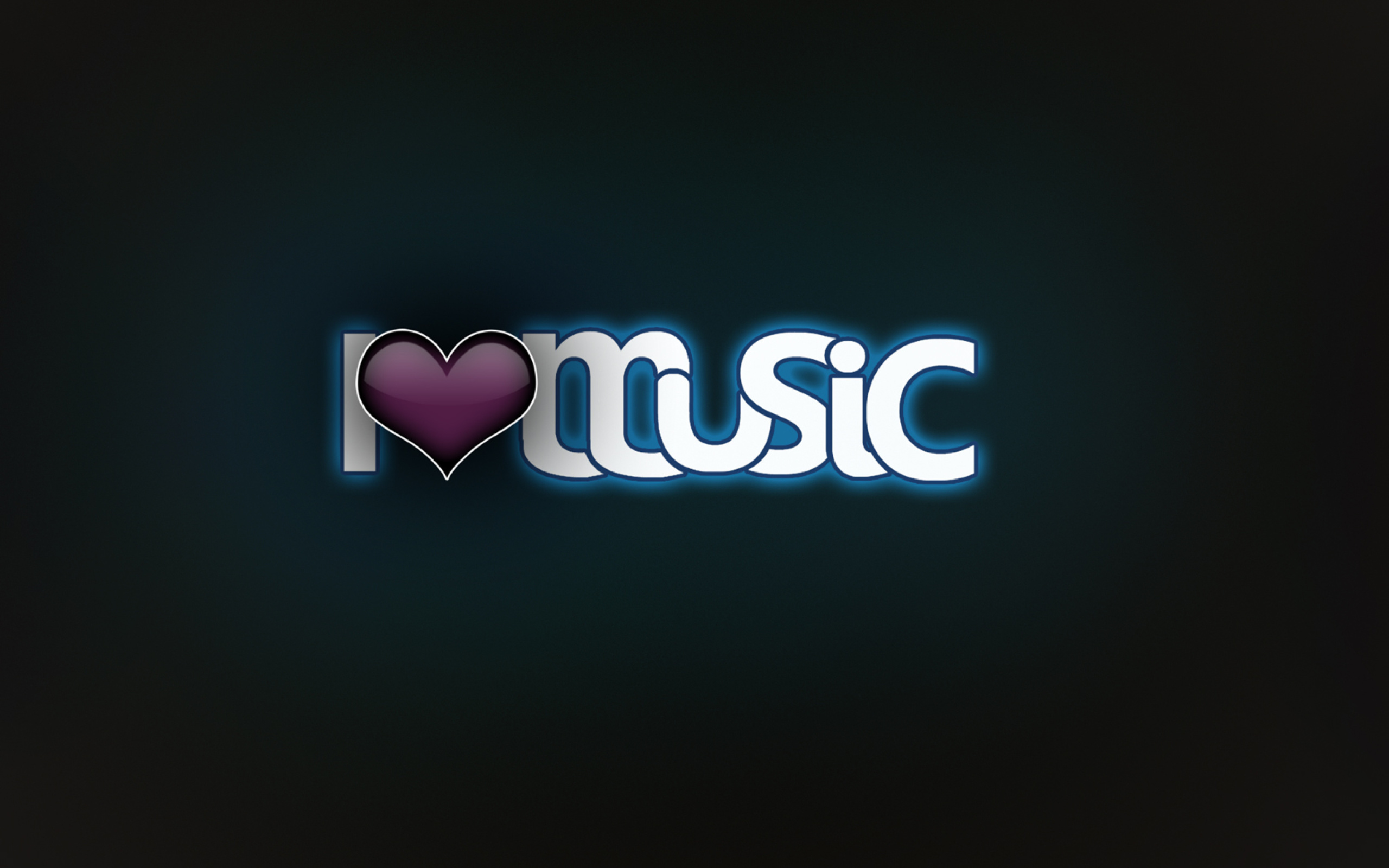 Sfondi I Love Music 2560x1600