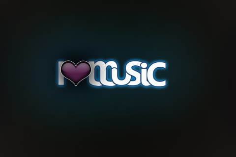 Sfondi I Love Music 480x320