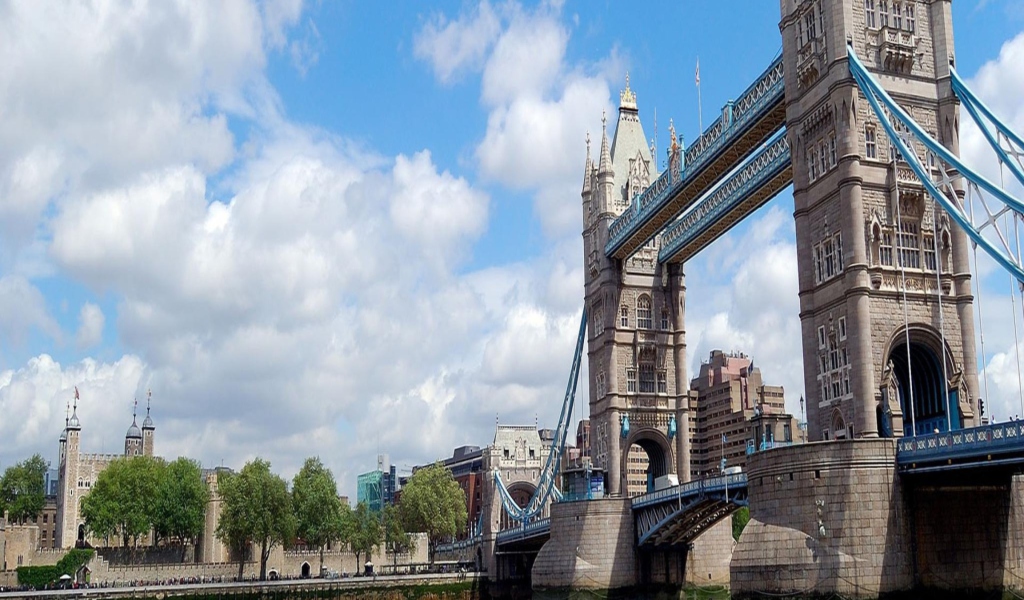 Das Tower Bridge London Wallpaper 1024x600
