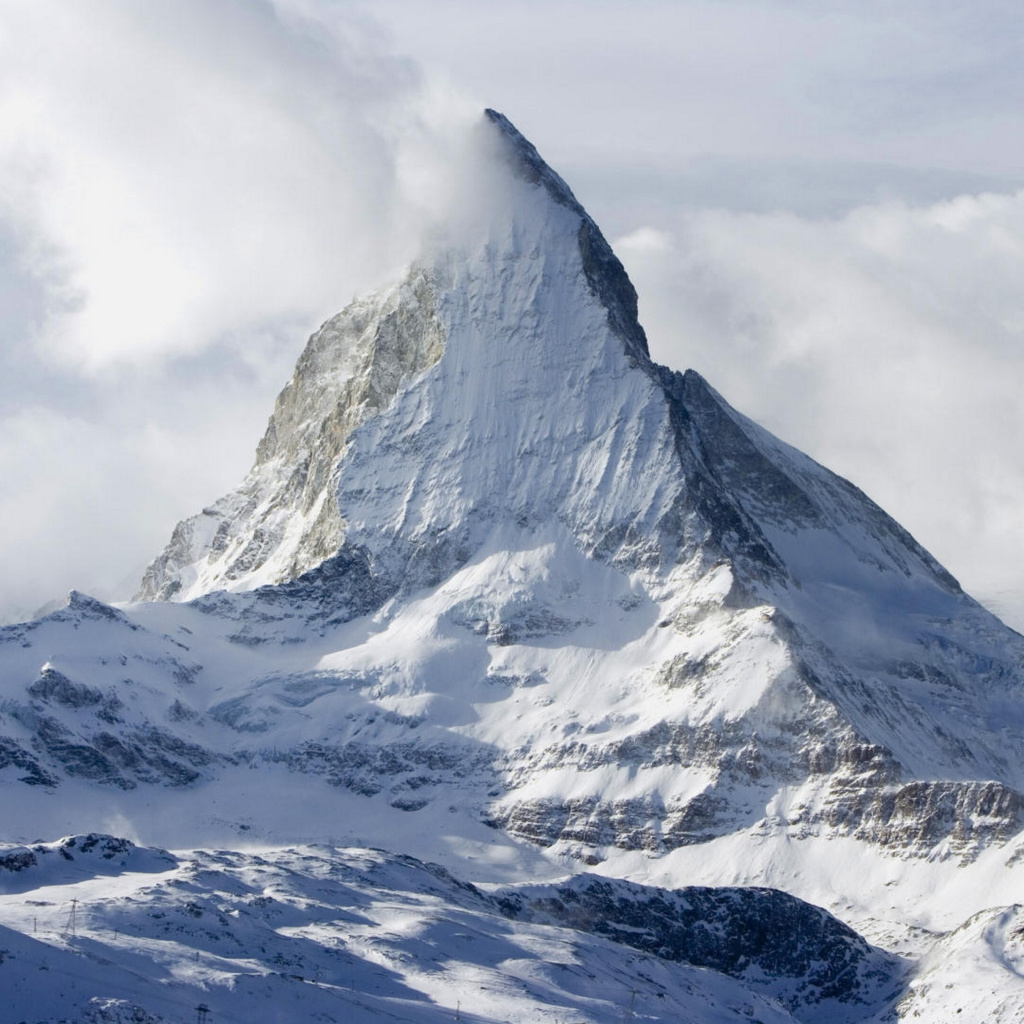 Matterhorn Alps wallpaper 1024x1024
