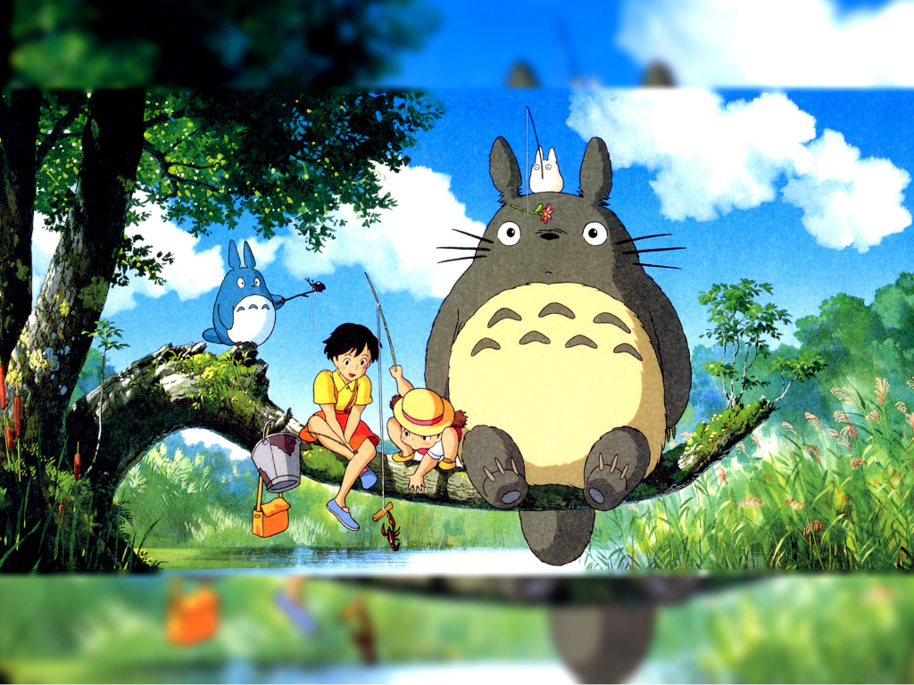 Обои My Neighbor Totoro Anime 1024x768