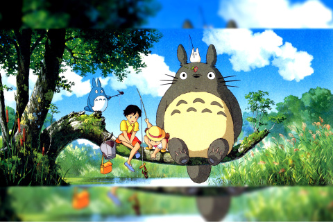 My Neighbor Totoro Anime screenshot #1 480x320