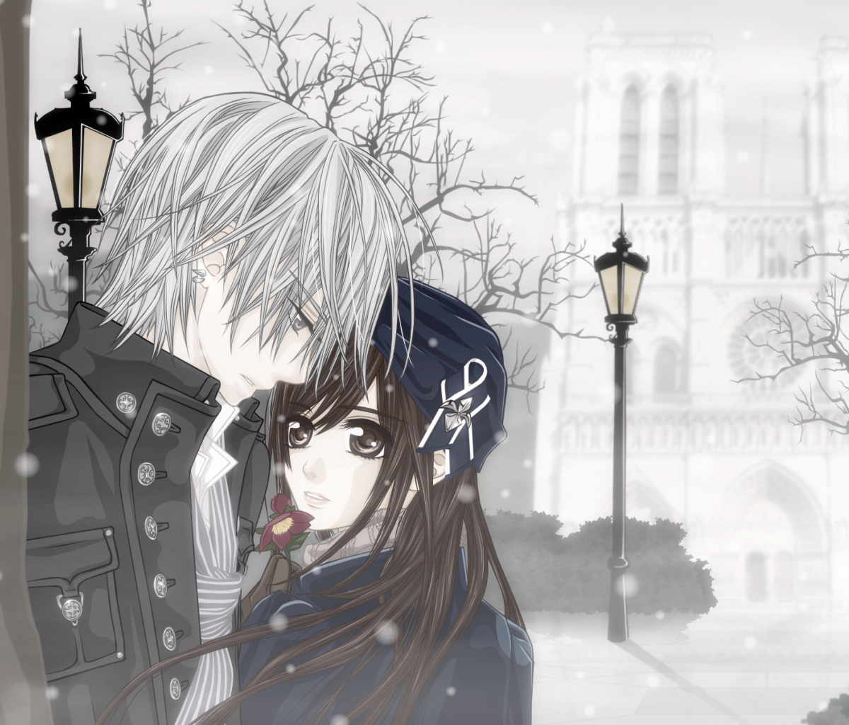 Screenshot №1 pro téma Cute Anime Couple 1200x1024