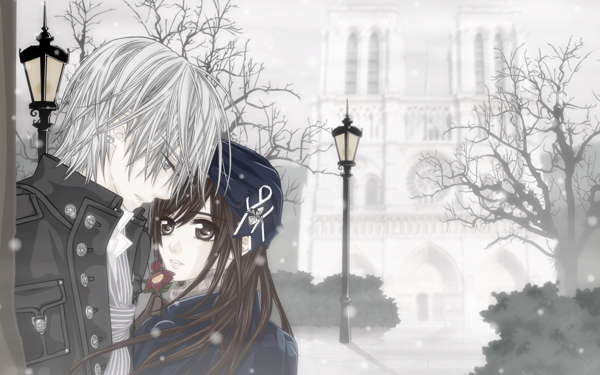 Cute Anime Couple screenshot #1 1920x1200