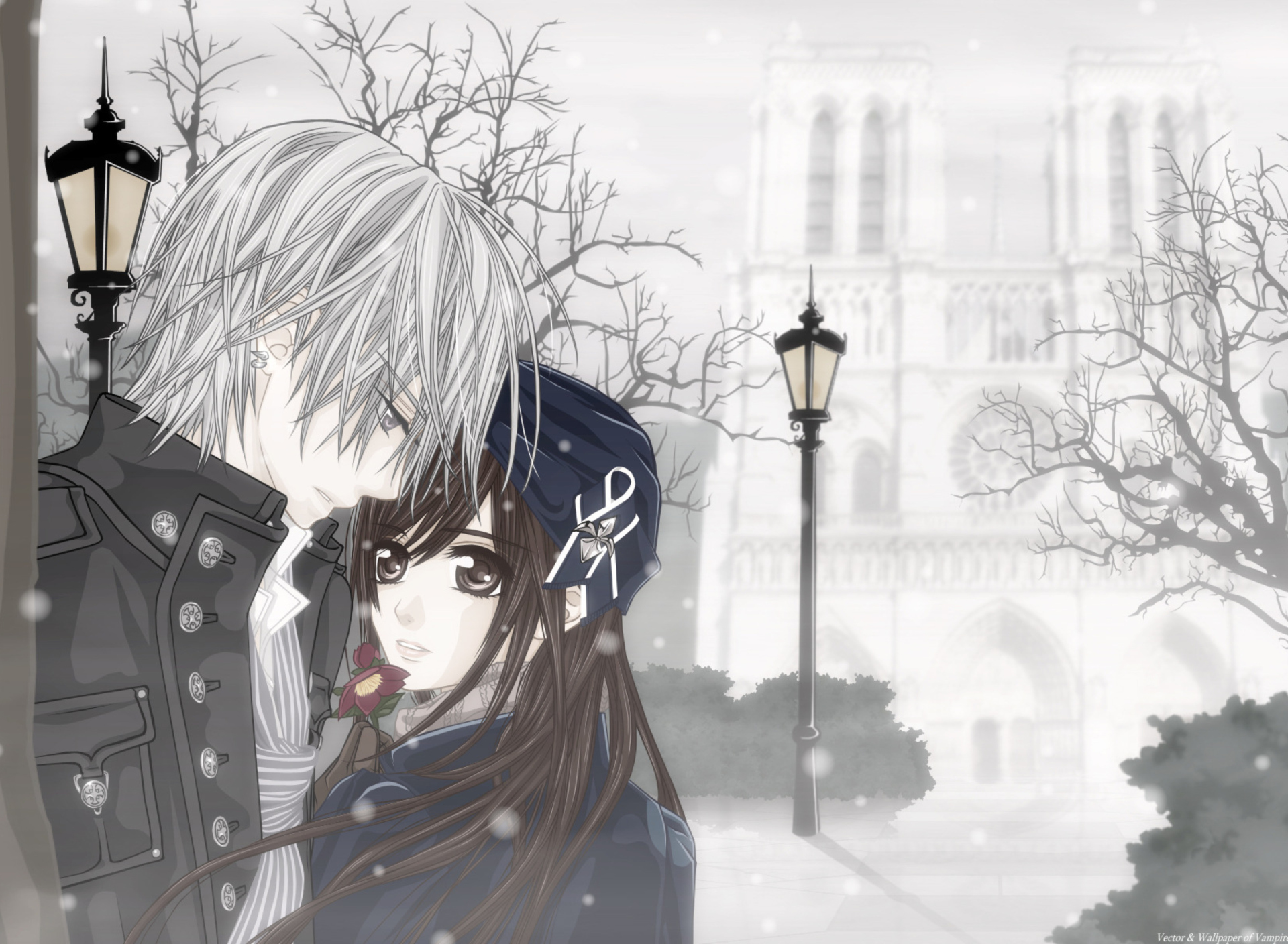 Cute Anime Couple screenshot #1 1920x1408