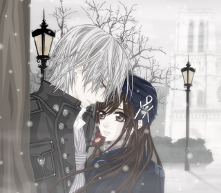 Cute Anime Couple - Obrázkek zdarma pro 128x128