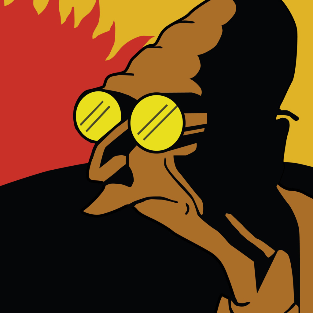 Das Futurama Professor Farnsworth Wallpaper 1024x1024