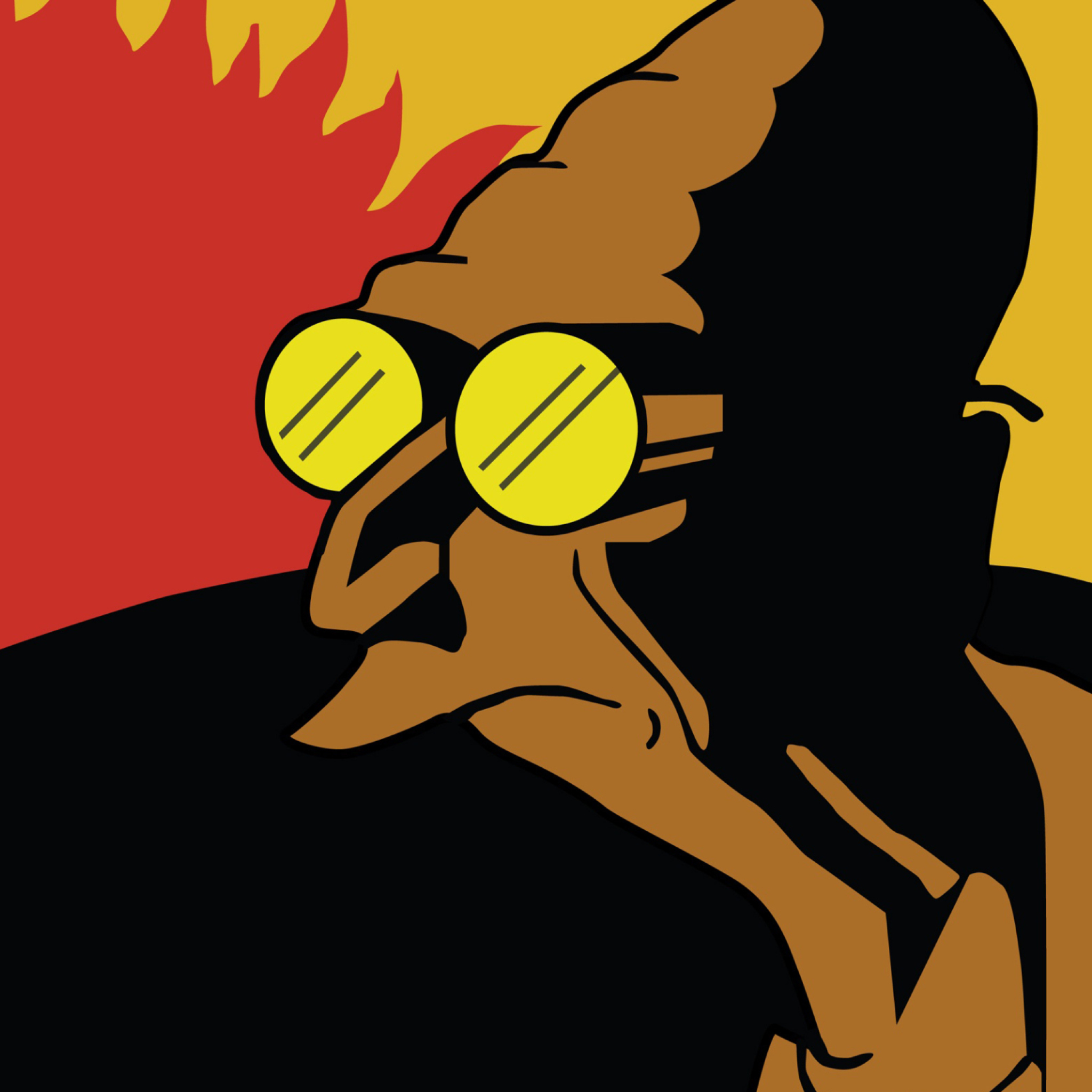 Das Futurama Professor Farnsworth Wallpaper 2048x2048