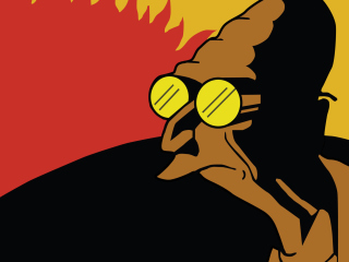 Das Futurama Professor Farnsworth Wallpaper 320x240