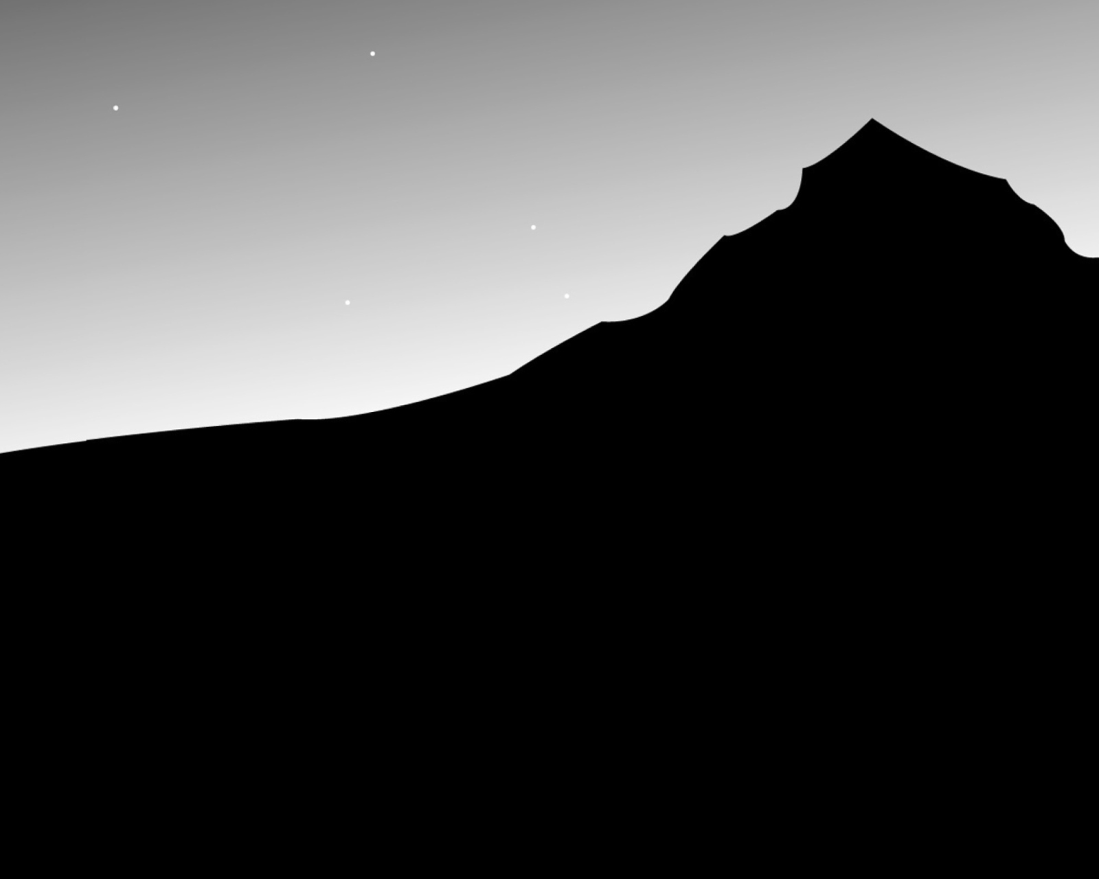 Screenshot №1 pro téma Black Mountain 1600x1280