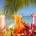 Sfondi Summer Tropics Cocktail 128x128