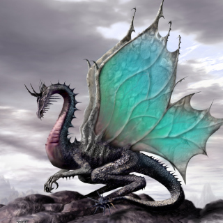 Green Dragon sfondi gratuiti per iPad