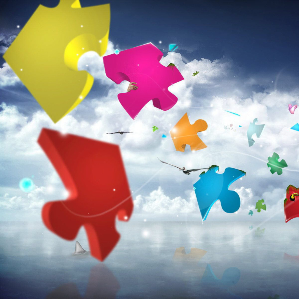 Screenshot №1 pro téma Colorful Puzzle 1024x1024