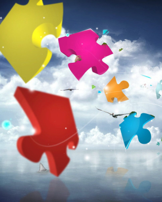 Colorful Puzzle - Obrázkek zdarma pro Nokia Asha 503