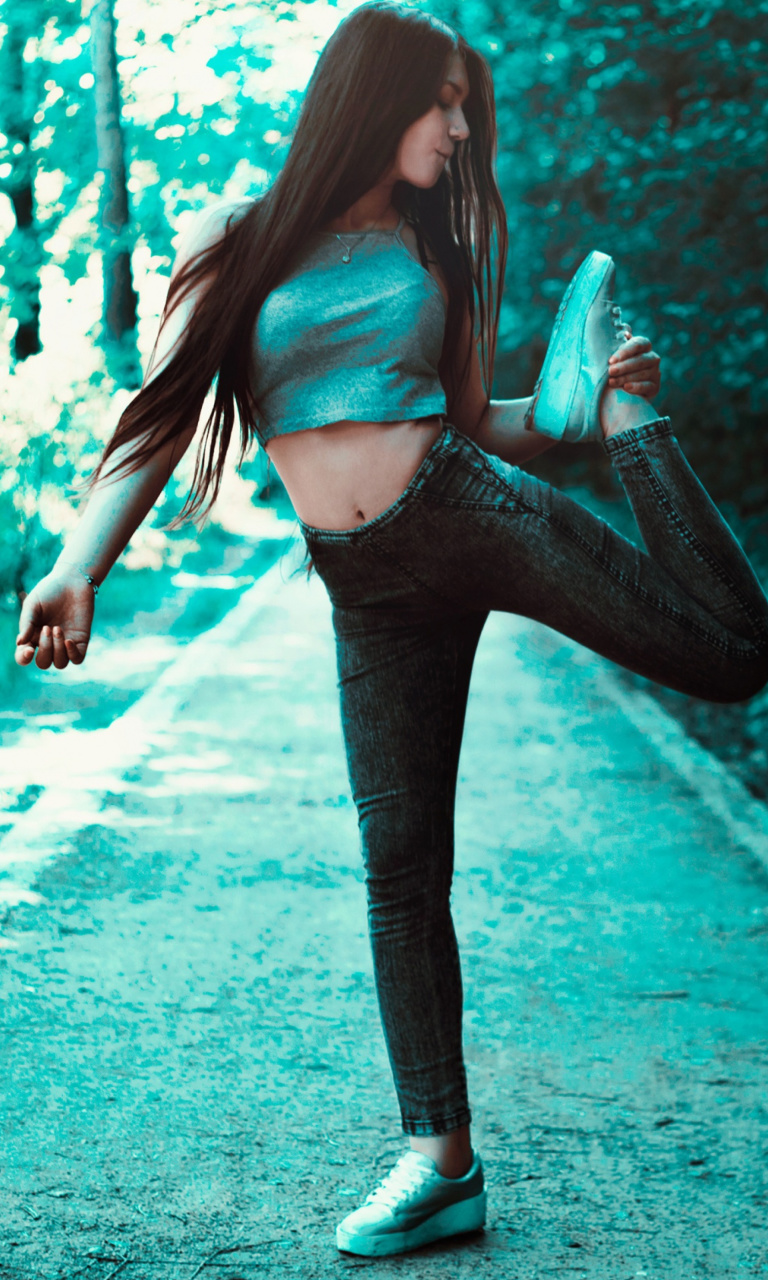 Swag Fit Girl wallpaper 768x1280