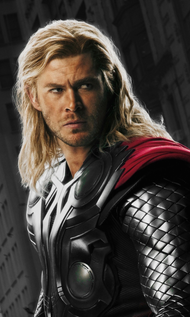 Обои Thor - The Avengers 2012 768x1280