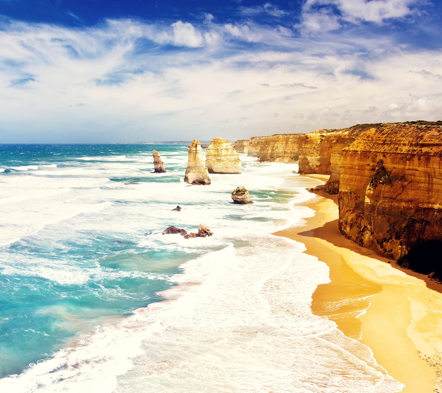 Fondo de pantalla Beautiful Ocean Landscape 1440x1280