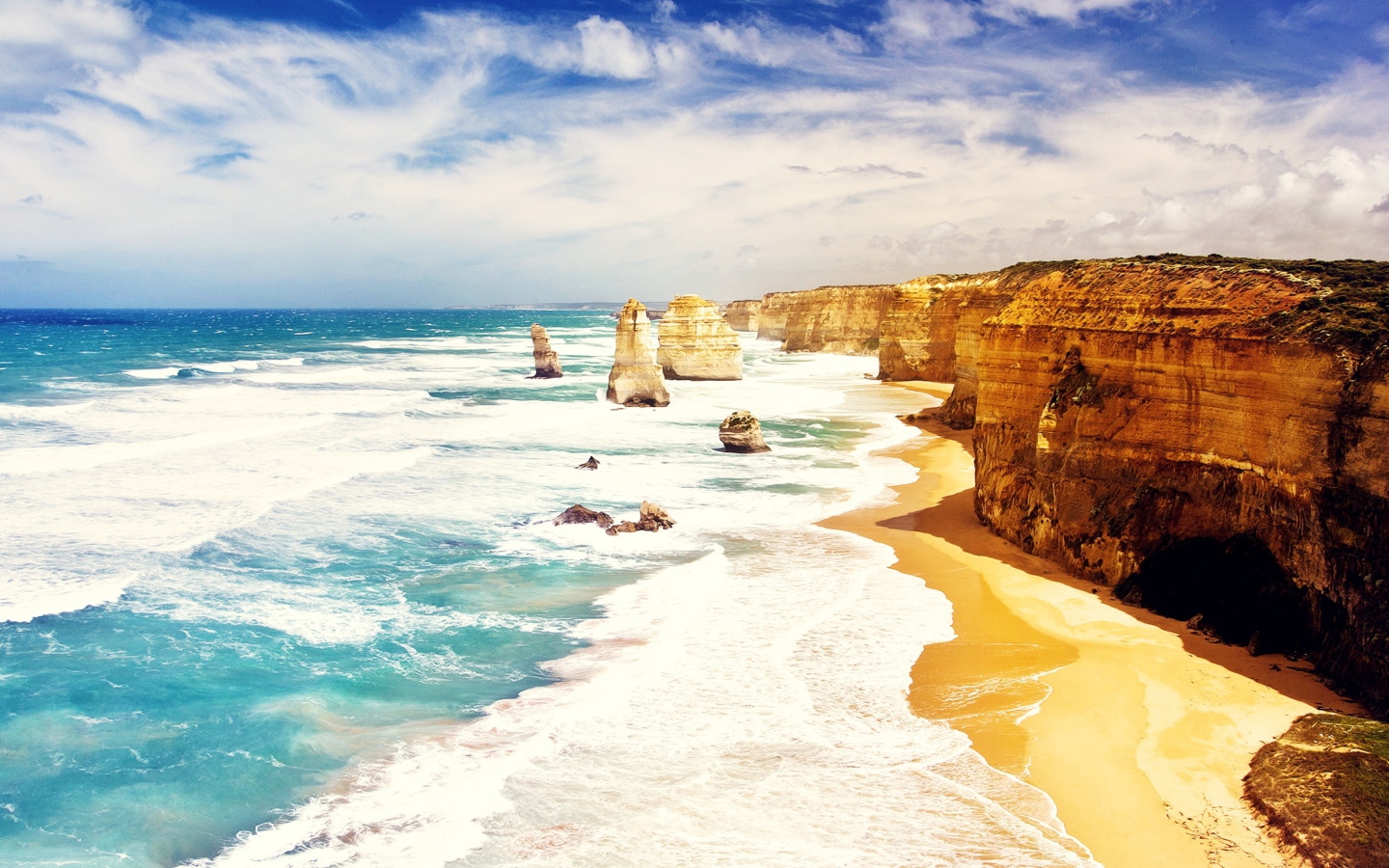 Screenshot №1 pro téma Beautiful Ocean Landscape 1440x900