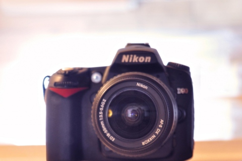 Nikon Camera wallpaper 480x320