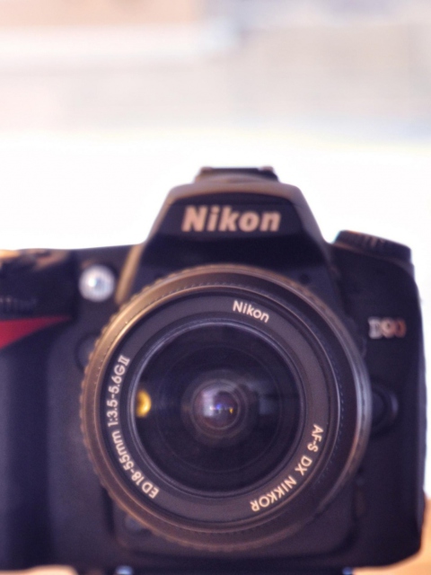 Fondo de pantalla Nikon Camera 480x640