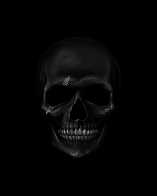 Black Skull - Obrázkek zdarma pro Sharp GX18