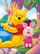 Das Winnie Pooh Wallpaper 132x176
