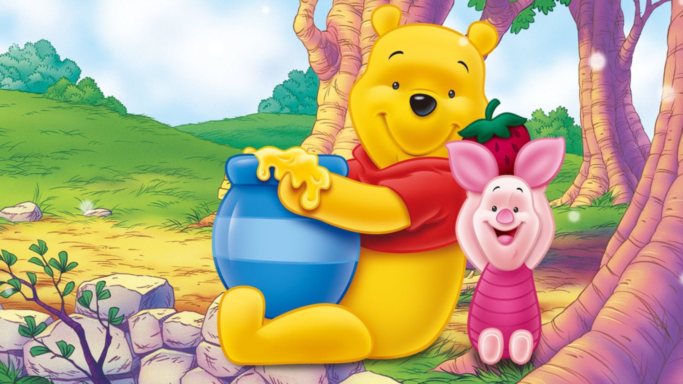 Fondo de pantalla Winnie Pooh 1366x768