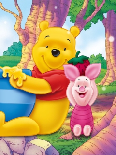 Обои Winnie Pooh 240x320