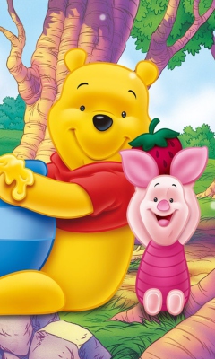 Обои Winnie Pooh 240x400
