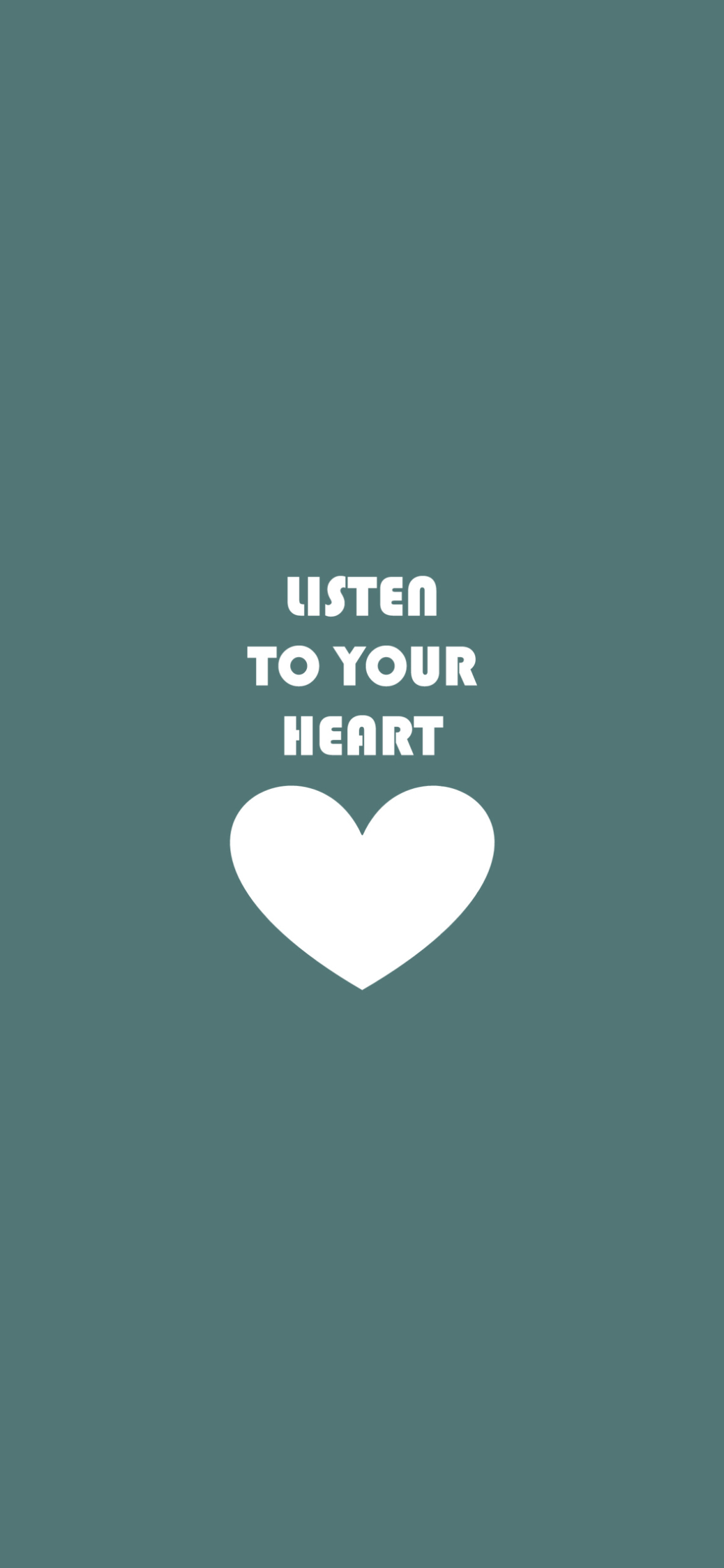 Sfondi Listen To Your Heart 1170x2532