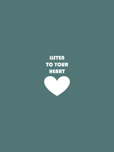 Das Listen To Your Heart Wallpaper 480x640