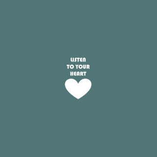 Listen To Your Heart Background for 2048x2048