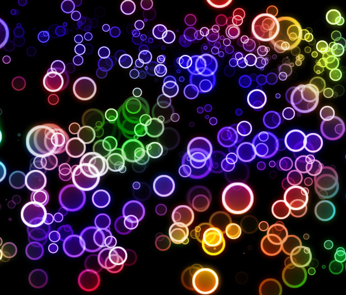 Fondo de pantalla Colorful Circles 1200x1024
