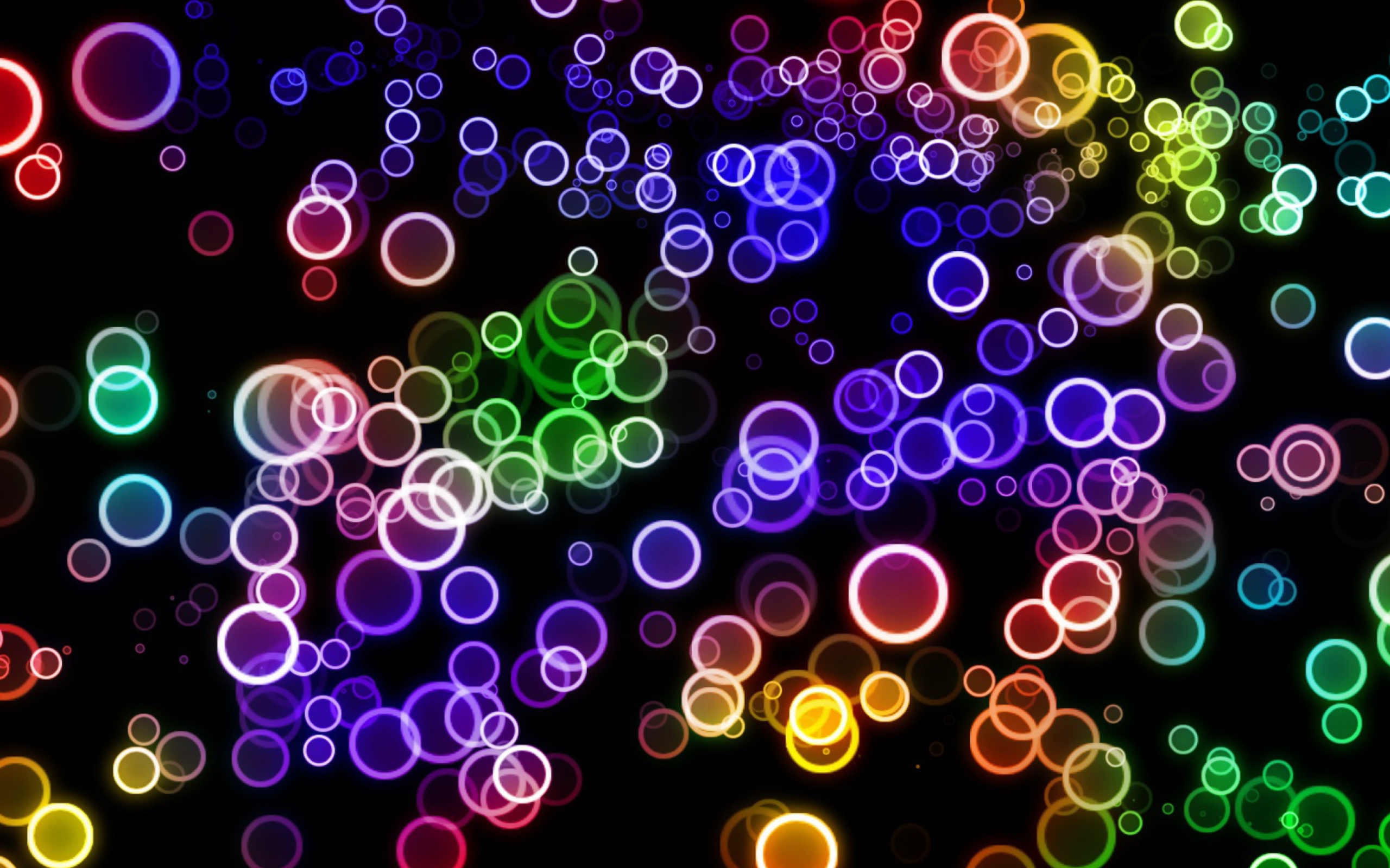 Fondo de pantalla Colorful Circles 2560x1600