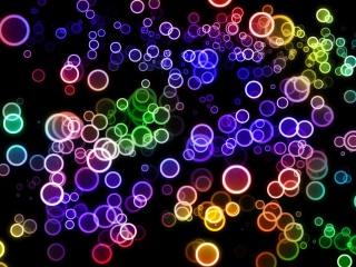 Colorful Circles wallpaper 320x240