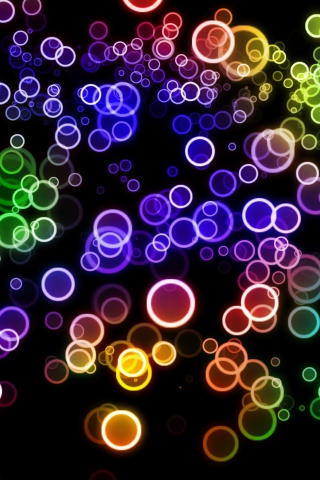 Screenshot №1 pro téma Colorful Circles 320x480