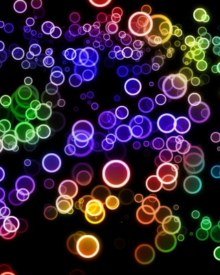 Kostenloses Colorful Circles Wallpaper für 240x320