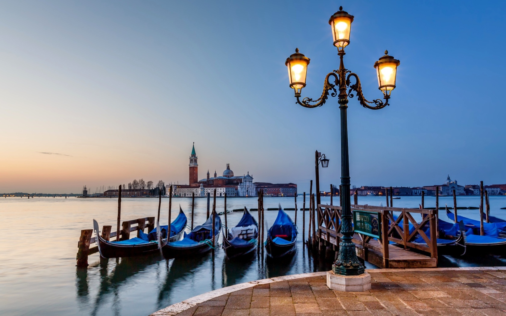 Screenshot №1 pro téma San Giorgio Maggiore, Island of Venice 1680x1050