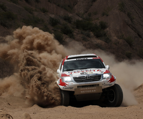 Toyota - Rally In Dakar wallpaper 480x400