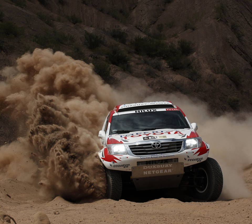 Das Toyota - Rally In Dakar Wallpaper 960x854