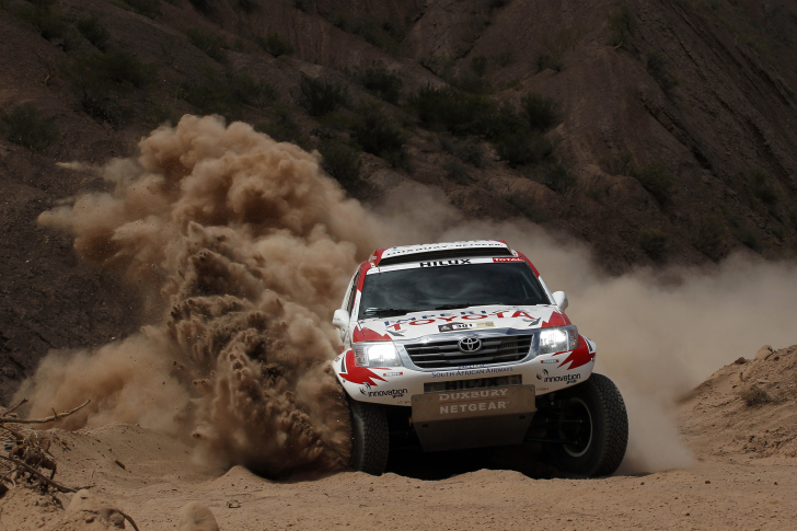 Fondo de pantalla Toyota - Rally In Dakar