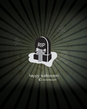 Fondo de pantalla Halloween Tomb 176x220