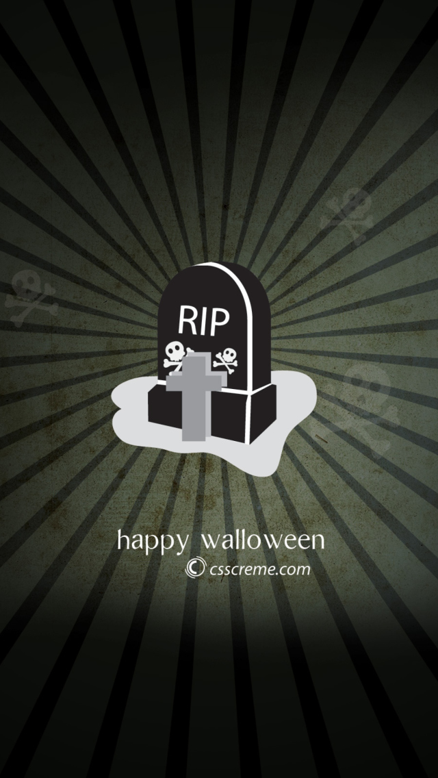 Halloween Tomb wallpaper 640x1136