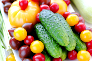 Raw foodism Food - Cucumber - Obrázkek zdarma pro Samsung Galaxy Q
