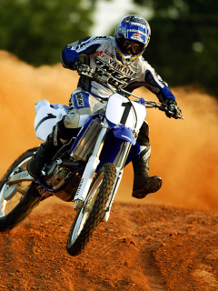 Das Dirt Bikes Motocross Wallpaper 240x320
