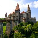 Fondo de pantalla Corvin Castle in Romania, Transylvania 128x128