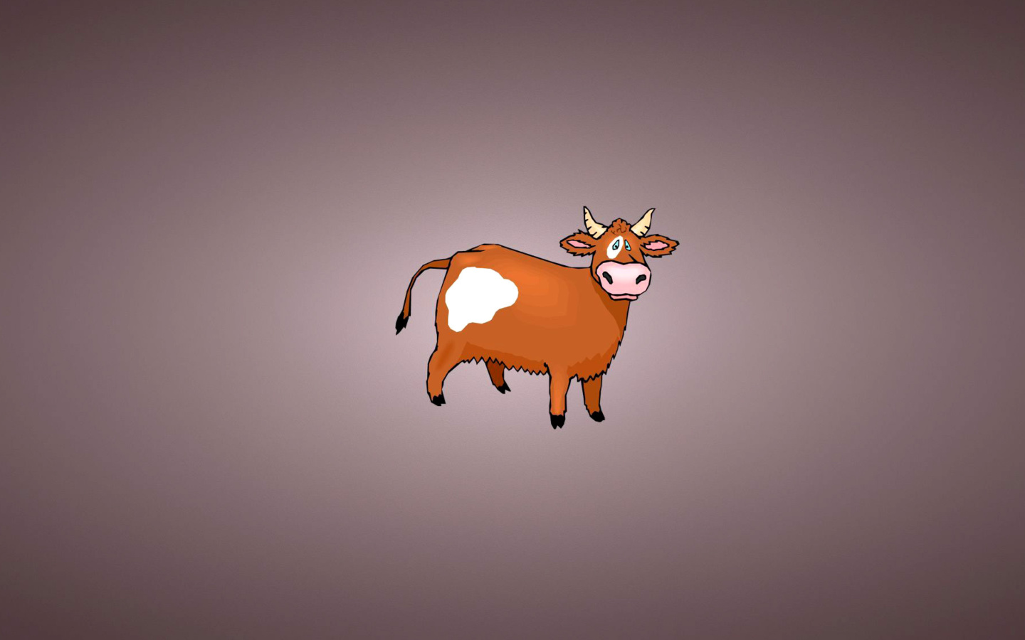 Das Funny Cow Wallpaper 1440x900